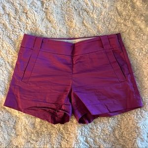 J Crew Purple Shorts Size 2